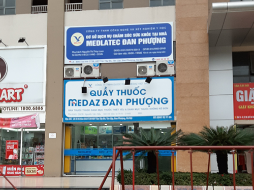 Văn phòng lấy mẫu MEDLATEC Đan Phượng